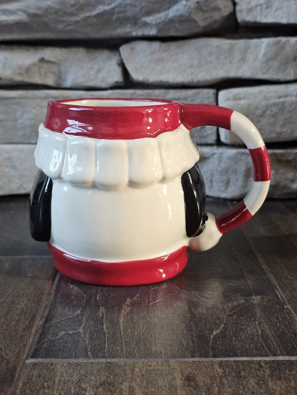 Williams-Sonoma Peanuts Snoopy Figural Christmas Mug